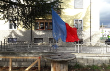 La bandiera rossoblu